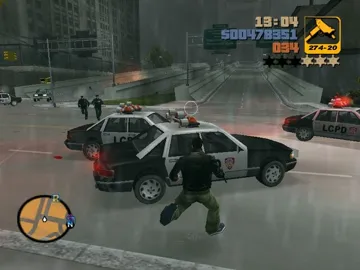 Grand Theft Auto III screen shot game playing